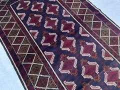 200 X 120 cm Vintage Taimani Natural Vegetable Dye Tribal Nomad Maldari Carpet