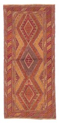 Traditional Vintage Hand-Knotted Area Rug 2’10” x 6’0″ Oriental Wool Carpet