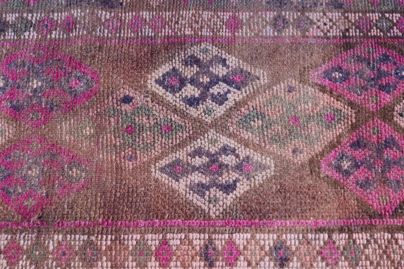 2.4x11.7 ft Runner Rugs, Turkish Rug, Vintage Rug, Wool Rugs, Moroccan Rug gallery