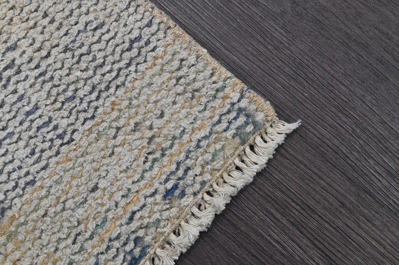 Vintage Turkish Runner Rug 2x10ft Wool Anatolian Handmade Hallway Oushak BEIGE gallery