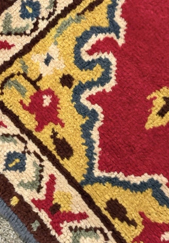 Antique Turkish Oriental Yastik Hand Knotted All Wool Fine Rug 19th C Excellent gallery
