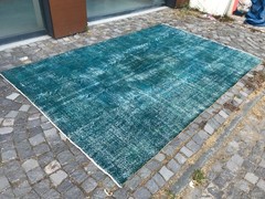 Bohemian Large Rug, Turkish Vintage Rug, Handmade Wool Rug, 6,8 x 10, ft