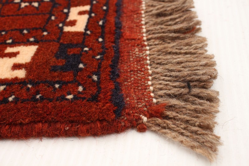Vintage Traditional Hand-Knotted Area Rug 3'5" x 4'9" Oriental Wool Carpet gallery