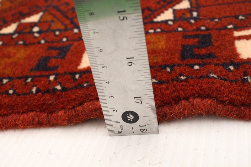 Vintage Traditional Hand-Knotted Area Rug 3'5" x 4'9" Oriental Wool Carpet gallery