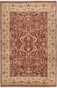 Vintage Dark Red Traditional 4'2" x 6'1" Hand-Knotted Oriental Wool Area Rug gallery