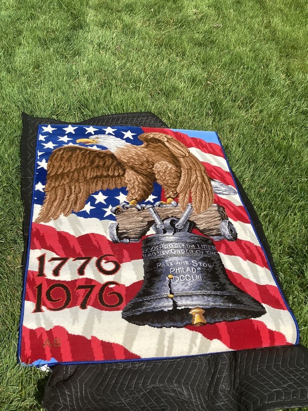 Vintage "The American Legend" by Alexander Smith Carpet. Bright and Vibrant gallery