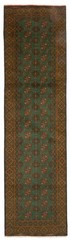 Vintage Hand-knotted Runner Rug 2’8″ x 9’6″ Traditional Oriental Wool Carpet