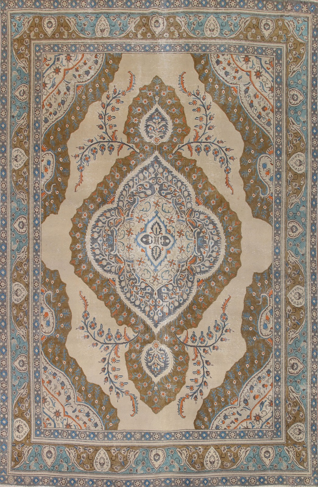 Handmade Dining Room Area Rug 9x13 Medallion Home Decor Classic Vintage Carpet gallery