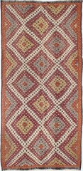 Vintage 5’6″ x 11’8″ Traditional Wool Hand Woven Oriental Area Rug