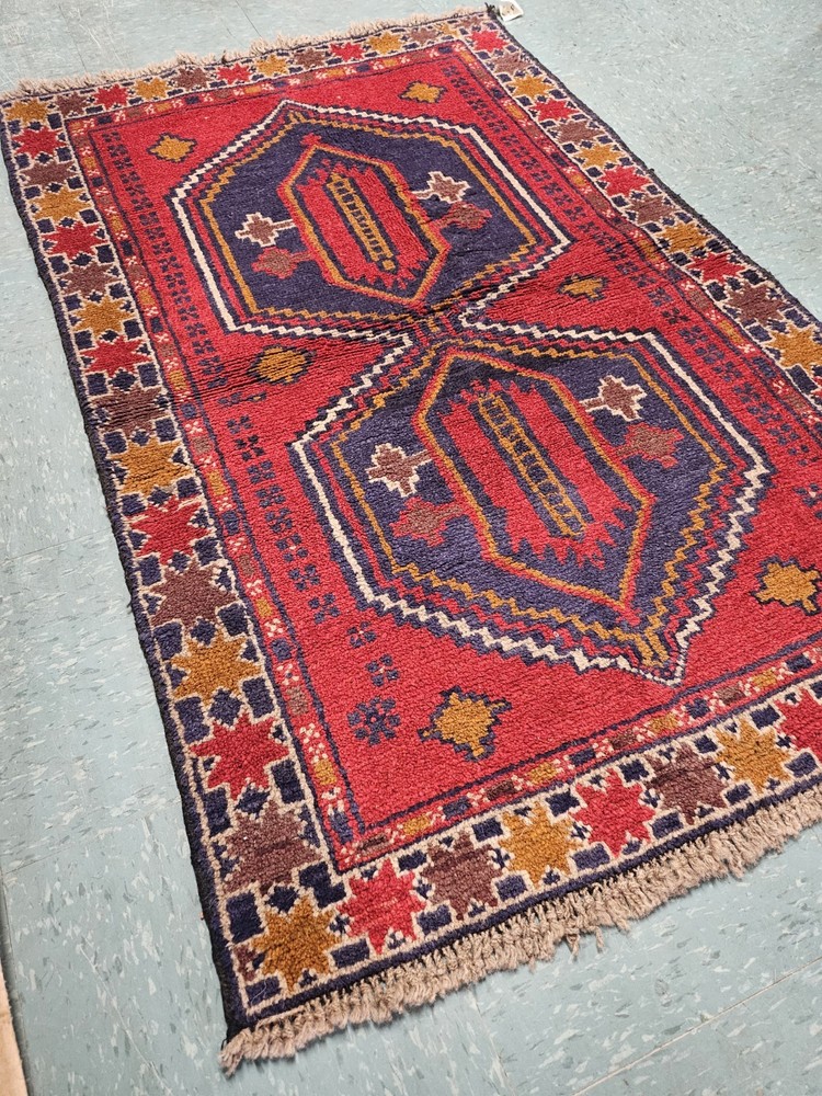Handmade Tribal Wool Rug(2.9X4.6)