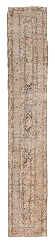Oushak Rug,Runner Rug,Turkish Runner,Vintage Runner,Floor Rug, 1'10 x 14 feet gallery