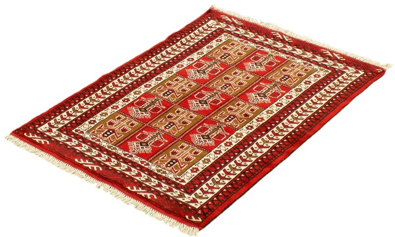 Vintage Traditional Hand-Knotted Area Rug 3'3" x 4'8" Oriental Wool Carpet gallery