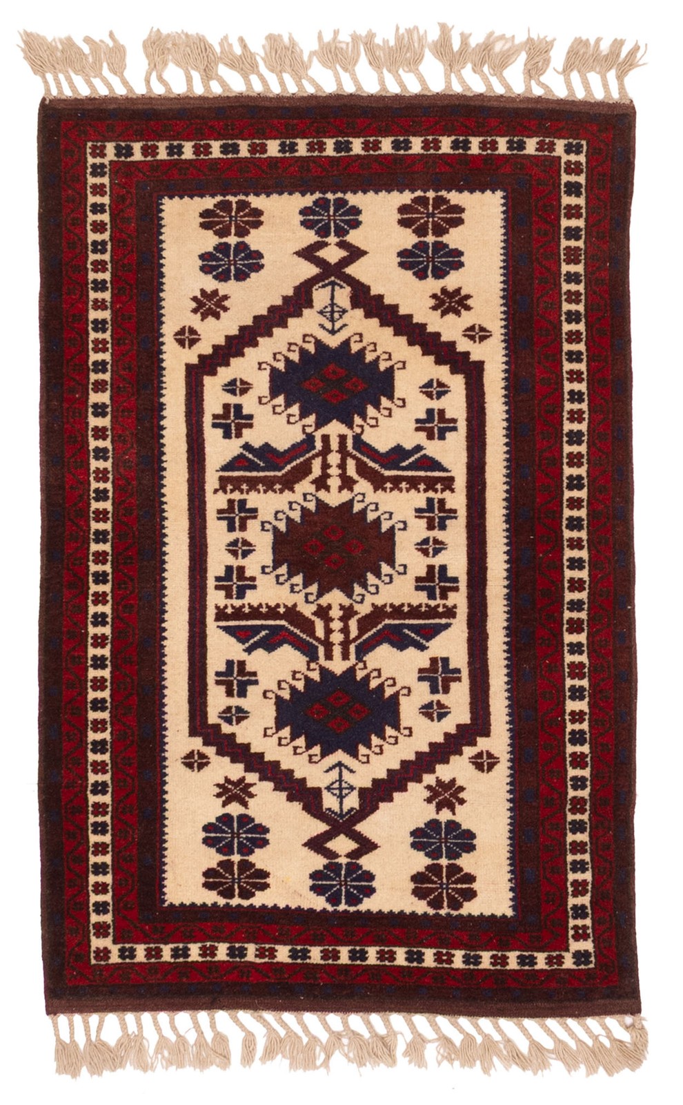Vintage 2'8" x 4'0" Traditional Hand Knotted Vegetable Dye Wool Area Rug gallery
