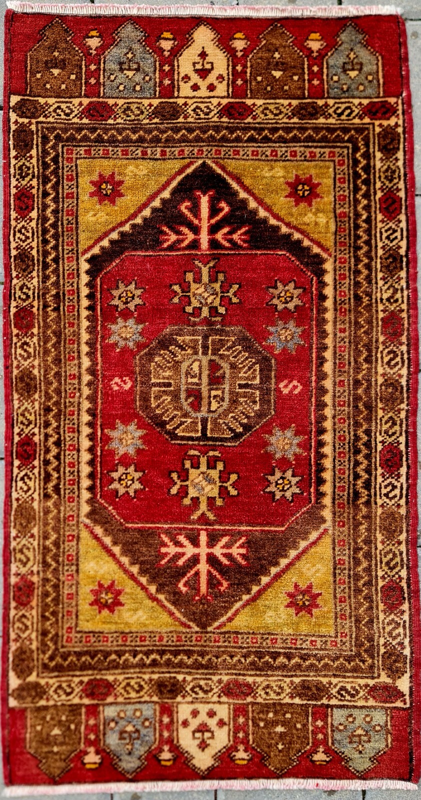 Well Knotted One of a kind Antique Turkish rug gallery
