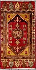 Well Knotted One of a kind Antique Turkish rug