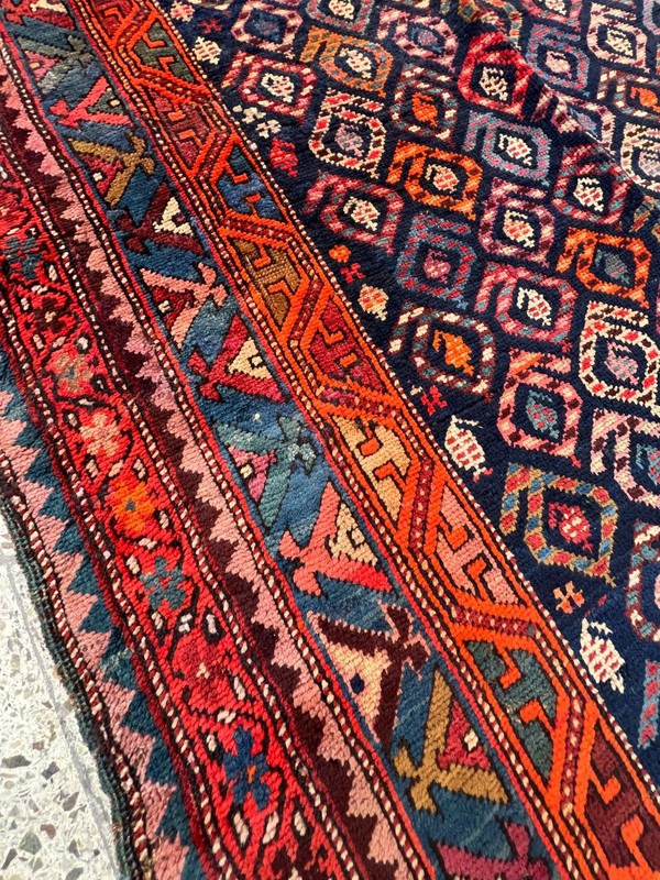 100 X 360 COLLECTORS ITEM Antique Stunning Maresali Boteh Azerbaijan Hallway Rug gallery