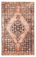 Vintage Traditional Hand-Knotted Area Rug 3’6″ x 5’11” Oriental Wool Carpet
