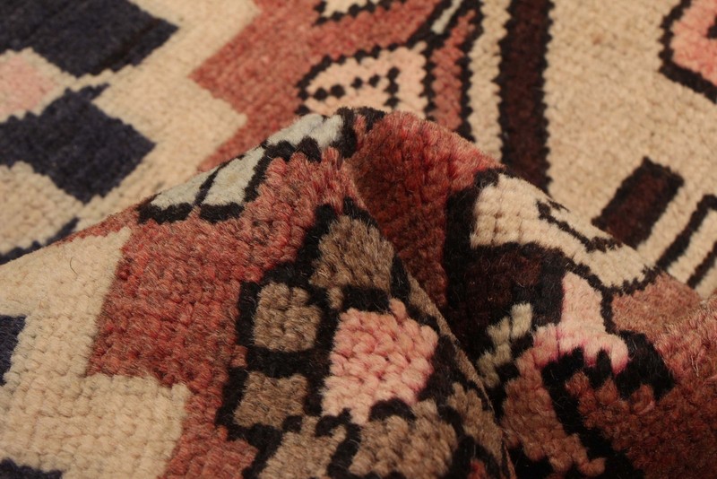 Vintage 3'3" x 4'8" Traditional Hand Knotted Vegetable Dye Wool Area Rug gallery