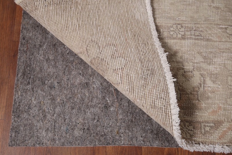 Muted Distressed Area Rug 6x9 Hand-knotted Wool Floral Traditional Carpet gallery