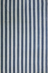 8X13 Antique Indian Dhurries Black White Cotton Area Rug 1920