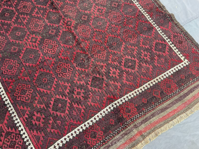 160 X 280 CM COLLECTORS' ITEM Antique Belouch Natural Vegetable Dye Janbagi Rug gallery
