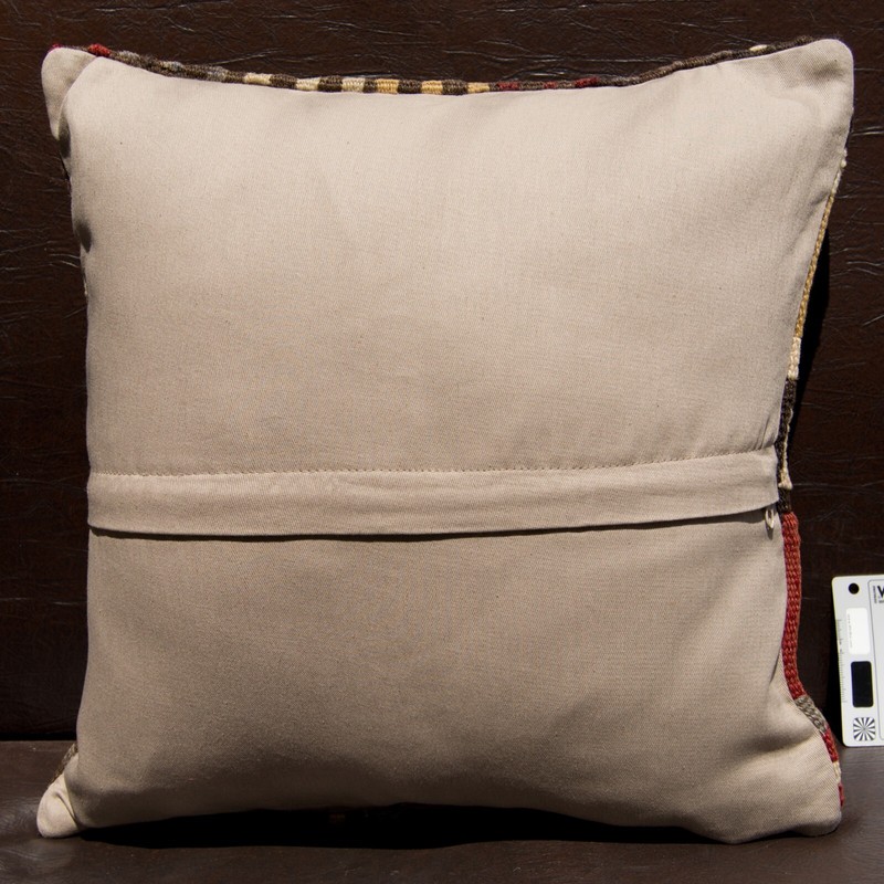 16"x16" 40x40 Hand Woven Turkish Anatolia Kilim Rug Vintage Pillow Cover Cushion gallery