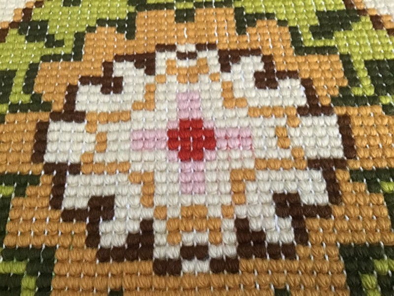 VTG SCANDINAVIAN (SWEEDISH )MEDALLION RYA RUG,DEEP PILE gallery