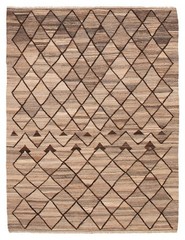 Vintage Hand Woven Area Rug 6’0″ x 7’11” Traditional Wool Oriental Carpet