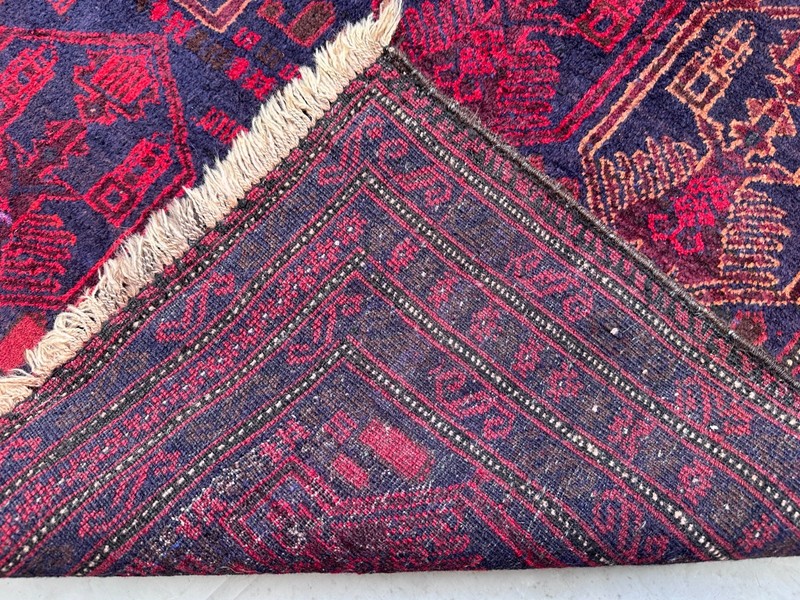 Vintage Nomad Maldari Tribal Belouch Natural Vegetable Dye Zakani Prayer Carpet gallery
