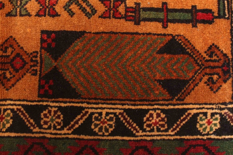Traditional Vintage Hand-Knotted Area Rug 3'1" x 4'6" Oriental Wool Carpet gallery