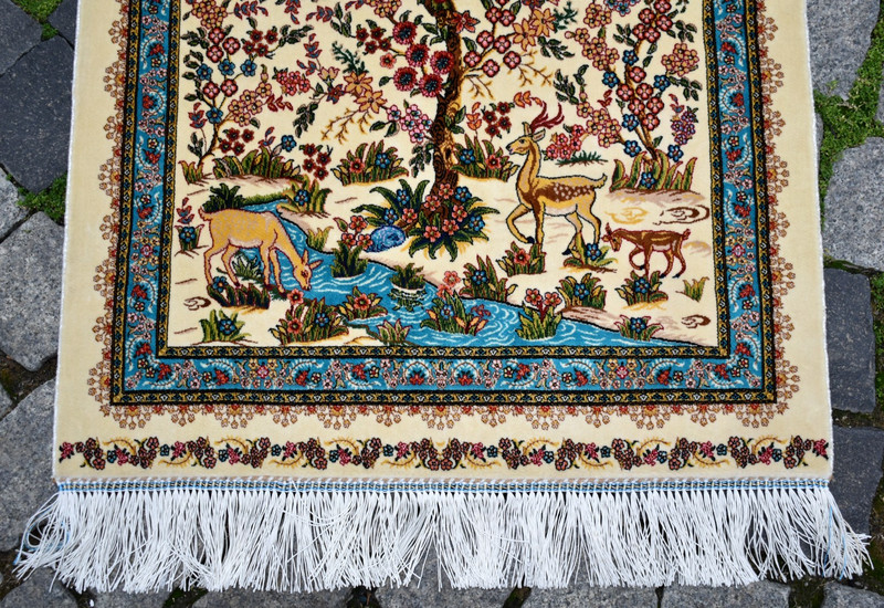 Silk Bamboo Rug 100 % Bamboo Silk Rug 2 x 3 ft Home Decor Rug Bamboo Wall Rug gallery