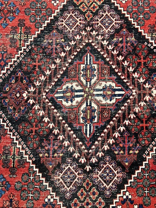 7.8x10.11 Distressed vintage Joshegan rug. Professionally Washed Low Pile. gallery