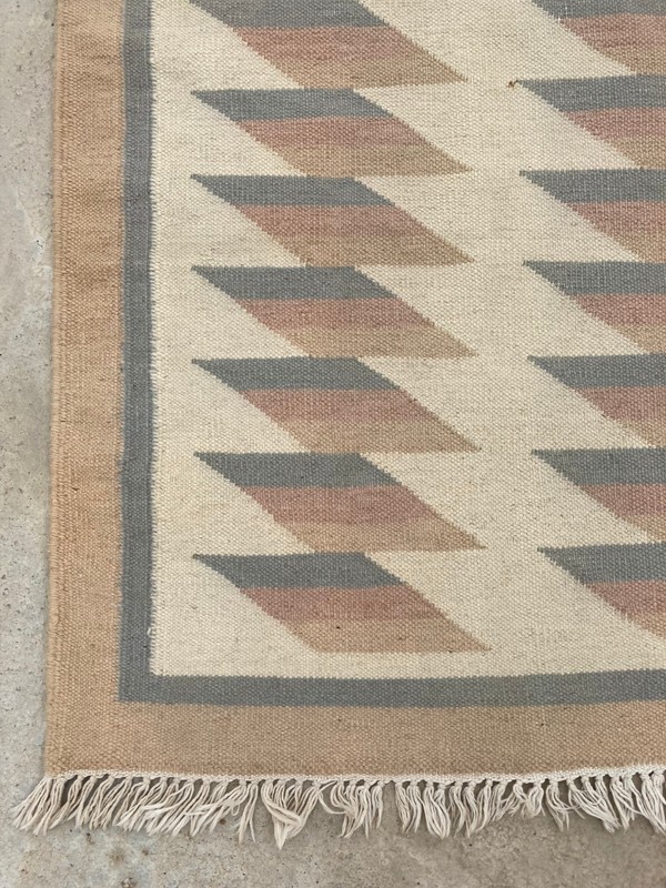 Vintage Traditional Handmade Beautiful Turkish Kilim Floor Rug Carpet 177x126 cm gallery