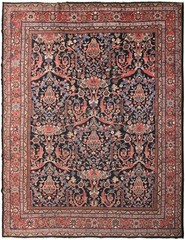 10×13 Antique Traditional Geometric Handmade Area Rug Circa 1920 312cm x 401cm
