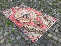 Handmade Rug Turkish Area Rug Vintage Rug Oushak Rug Antique Rug Bohemian Rug
