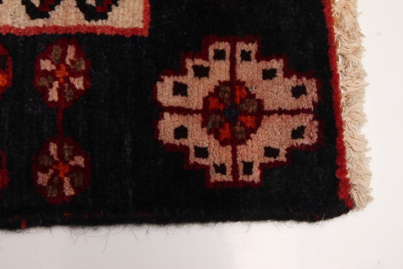 Vintage 3'0" x 5'1" Traditional Hand Knotted Vegetable Dye Wool Area Rug gallery