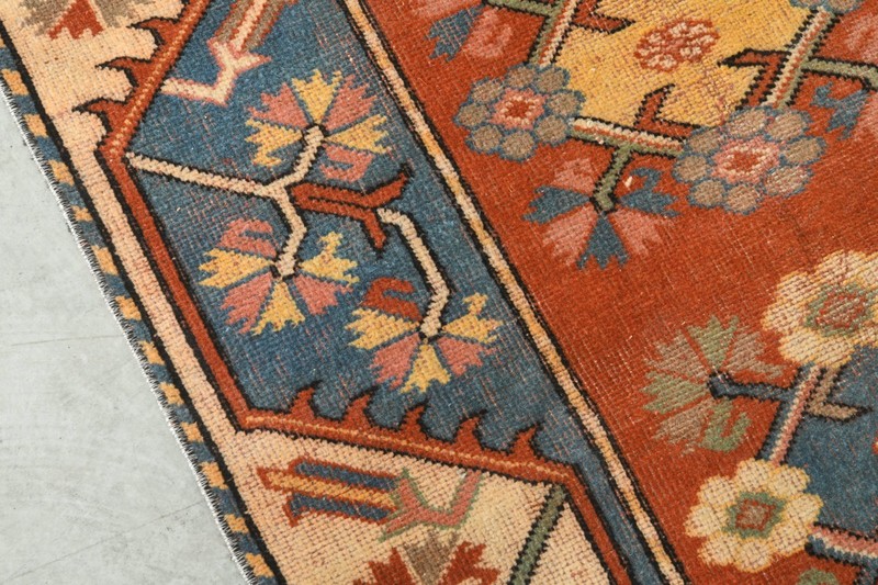 3x4 Turkish Antique Rug Anatolian Hand-Knotted Vintage Oushak Small Carpet,878 gallery