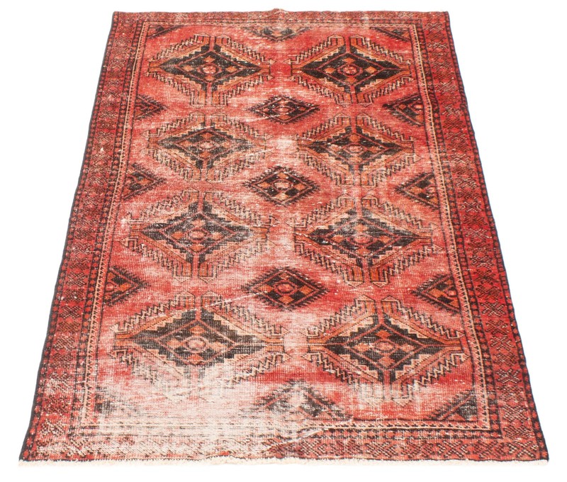 Traditional Vintage Hand-Knotted Area Rug 3'8" x 6'3" Oriental Wool Carpet gallery