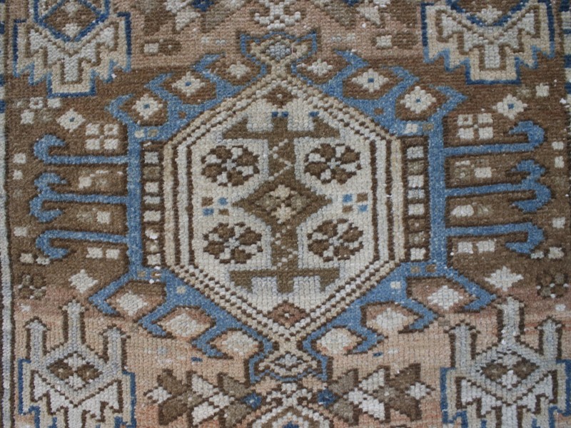 3x9 Ft Vintage Hand-Knotted Red Runner Rug 2'7" x 8'7" Handmade Wool Hallway Rug gallery