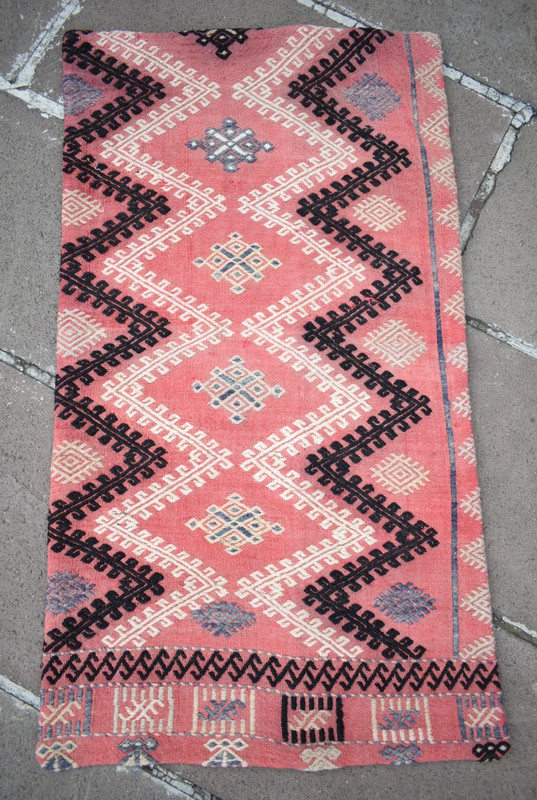 Turkish Kilim Pillow Cover Sofa Rug 19''x35'' Decorative Handmade Cushion Cover gallery