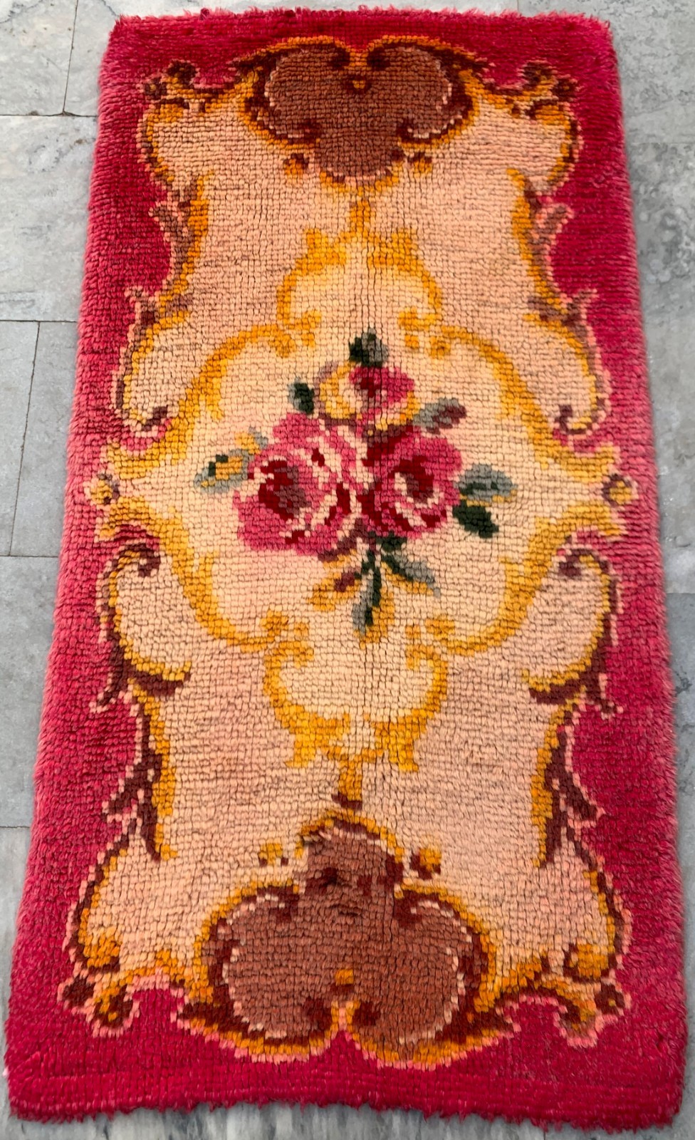 Vintage Mid-Century Scandinavian: Long-Pile Rya Shags, Traditional Rug (2x4 ft.) gallery