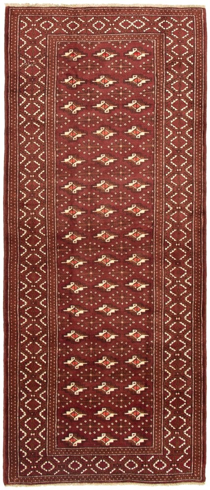 3'11" x 9'8" Vintage Hand-knotted Runner Rug Traditional Oriental Wool Carpet