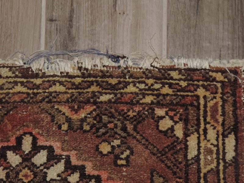 22" x 34" Handmade Antique Malayer Wool Rug gallery