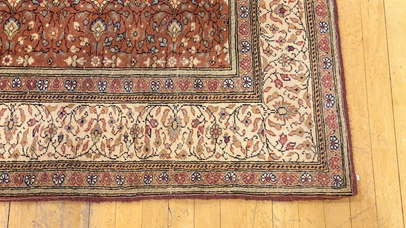 Bohemian Antique Wool Pile,Vegy Dye Bunyan Area Rug 6’5”x9’2” gallery