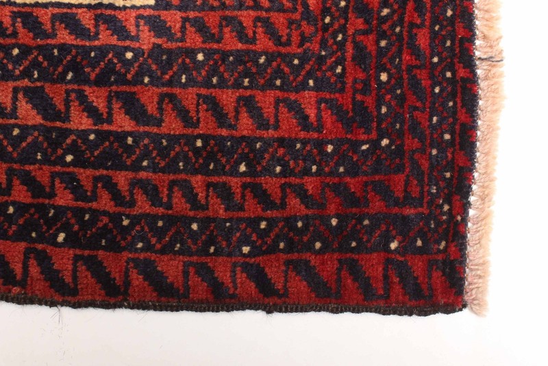 Vintage Hand-Knotted Area Rug 2'10" x 4'2" Traditional Oriental Wool Carpet gallery