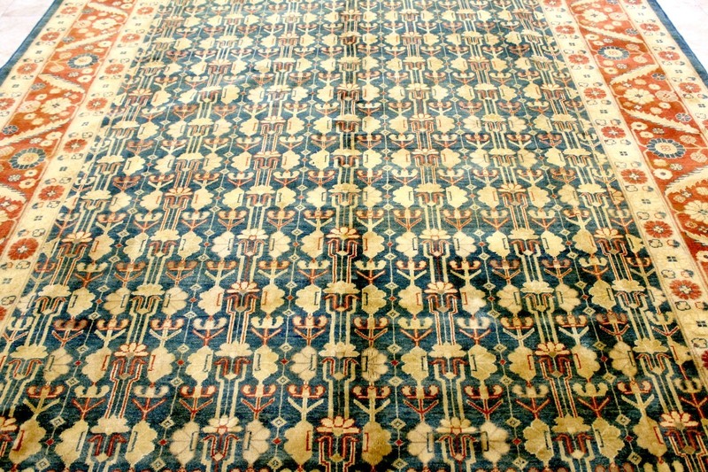9X12 EXQUISITE MINT 200+KPSI HAND KNOTED VEGETABLE DYE WOOL KASHANN TURKISH RUG gallery