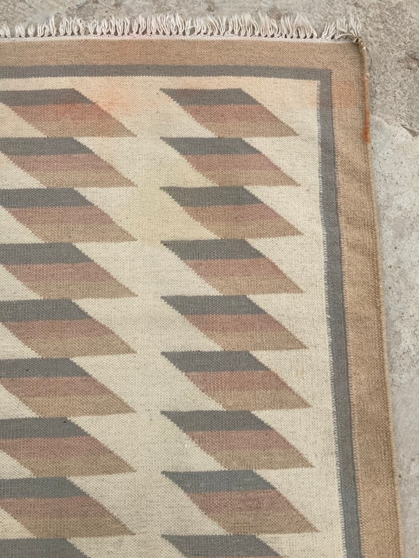 Vintage Traditional Handmade Beautiful Turkish Kilim Floor Rug Carpet 177x126 cm gallery