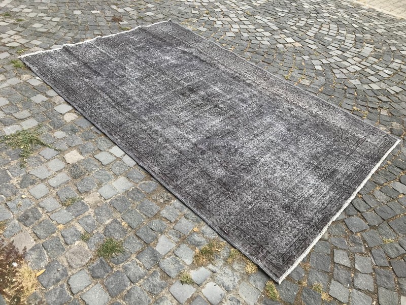 Turkish Vintage Rug, Handmade Wool Rug, Bohemian Large Rug, 5,9 x 9,2 ft gallery