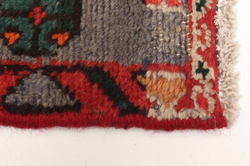 Vintage Red Traditional 4'1" x 6'11" Hand-Knotted Oriental Wool Area Rug gallery