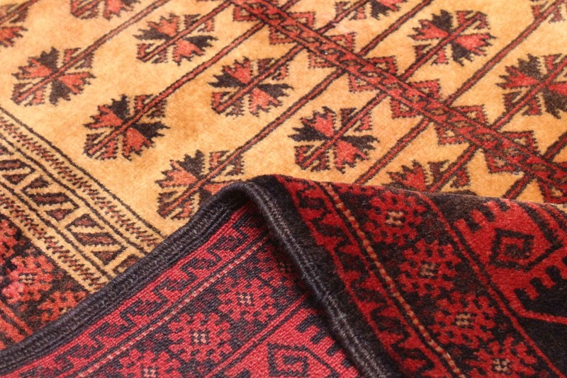 Vintage Hand-Knotted Carpet 3'2" x 4'11" Traditional Oriental Wool Area Rug gallery